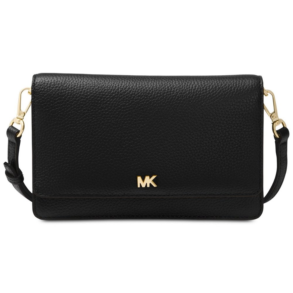 Mott Pebble Leather Phone Crossbody Wallet